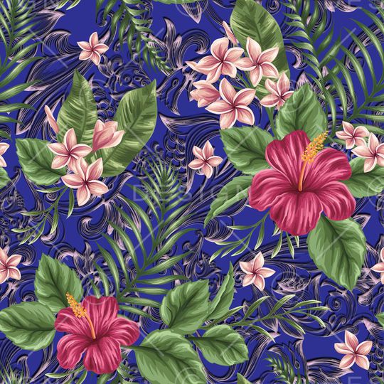 tropical印花华亿平台图片