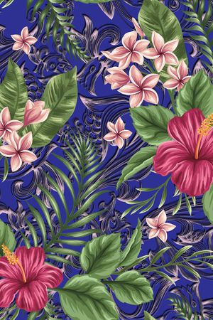 tropical印花华亿平台图片