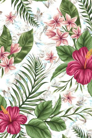 tropical印花华亿平台图片