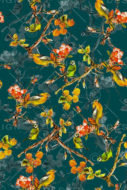 鸟印花华亿平台图片