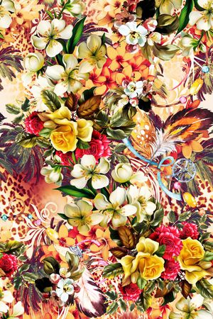 乱花印花华亿平台图片