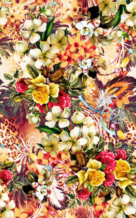 乱花印花华亿平台图片