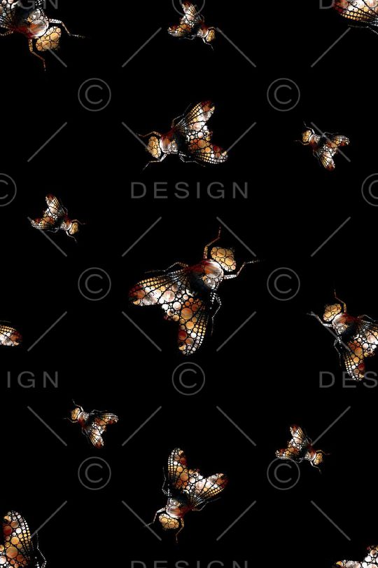 蜜蜂印花华亿平台图片