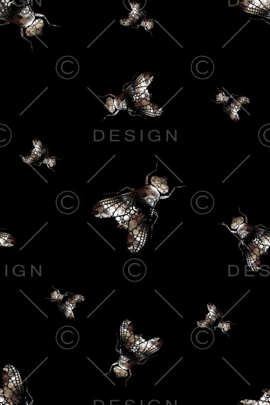 蜜蜂印花华亿平台图片