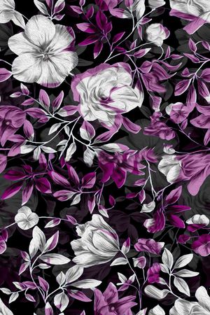 花朵印花华亿平台图片