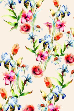 乱花印花华亿平台图片