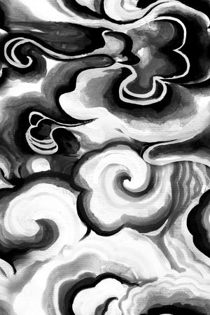 简洁素雅印花华亿平台图片