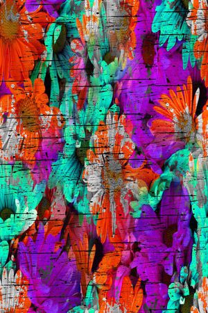 菊花印花华亿平台图片