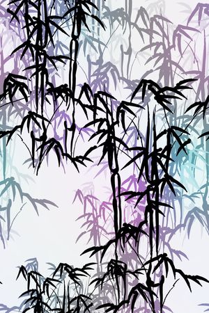 竹叶印花华亿平台图片