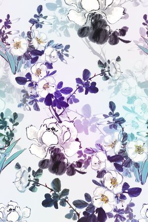 兰花印花华亿平台图片