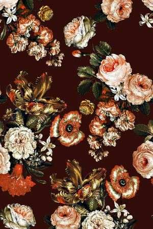 油画花卉印花华亿平台图片