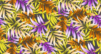 热带风情印花华亿平台图片