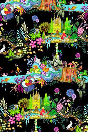 风景印花华亿平台图片