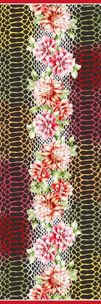 丝巾长巾印花华亿平台图片