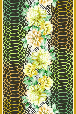 丝巾长巾印花华亿平台图片