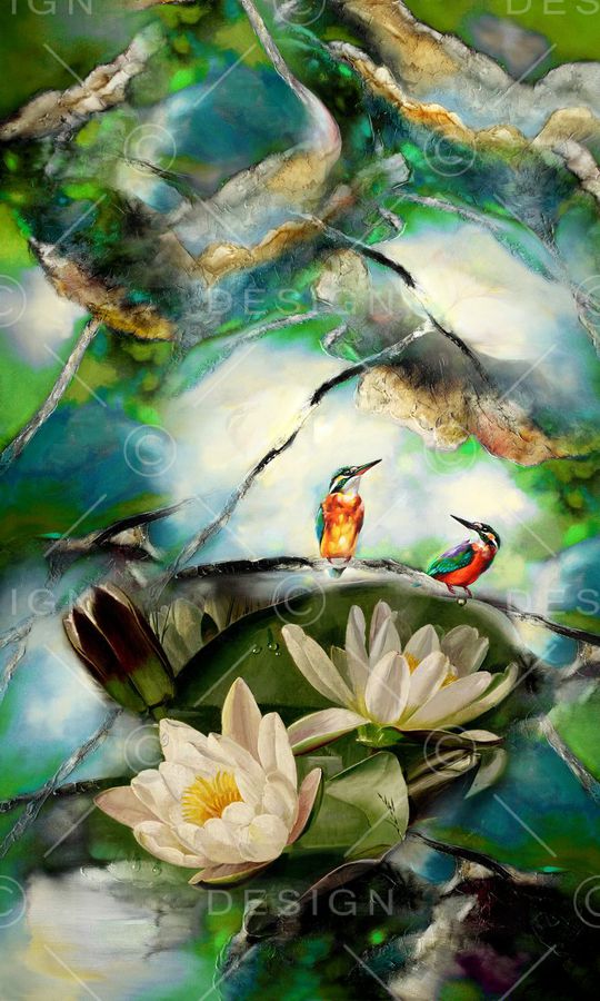 荷花印花华亿平台图片