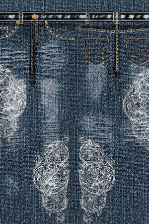 牛子纹印花华亿平台图片