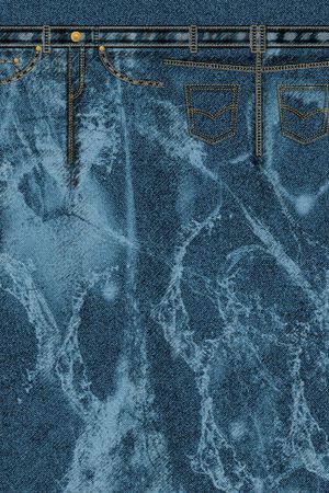 牛仔纹印花华亿平台图片