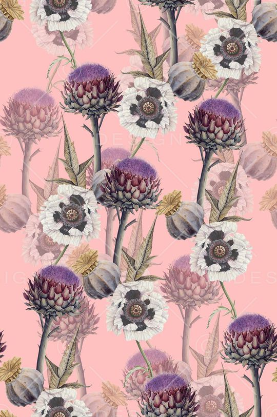 绣球花印花华亿平台图片