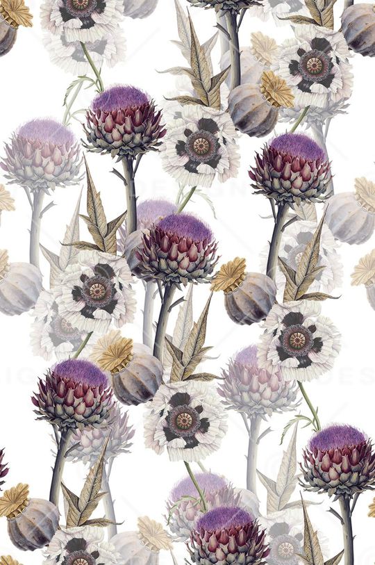 绣球花印花华亿平台图片