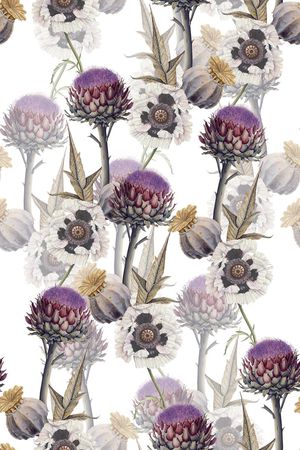 绣球花印花华亿平台图片