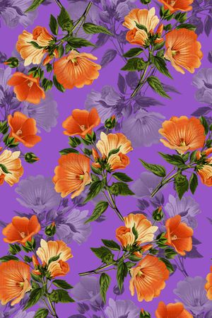 浪漫印花华亿平台图片