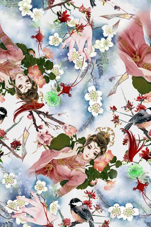 民族风印花华亿平台图片