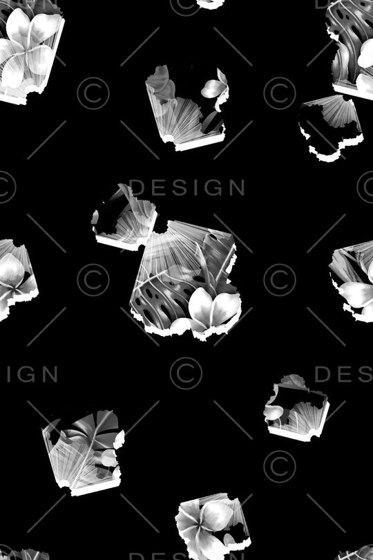 纹理拼块印花华亿平台图片