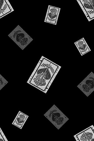 扑克牌印花华亿平台图片