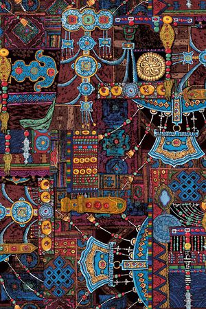 民族风印花华亿平台图片