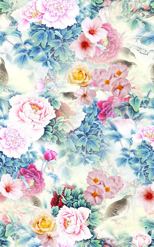 中国风印花华亿平台图片