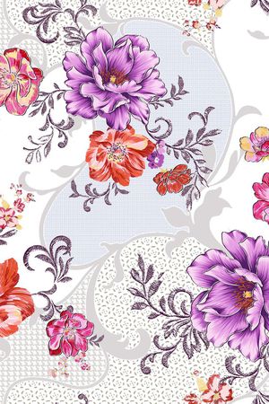 牡丹印花华亿平台图片