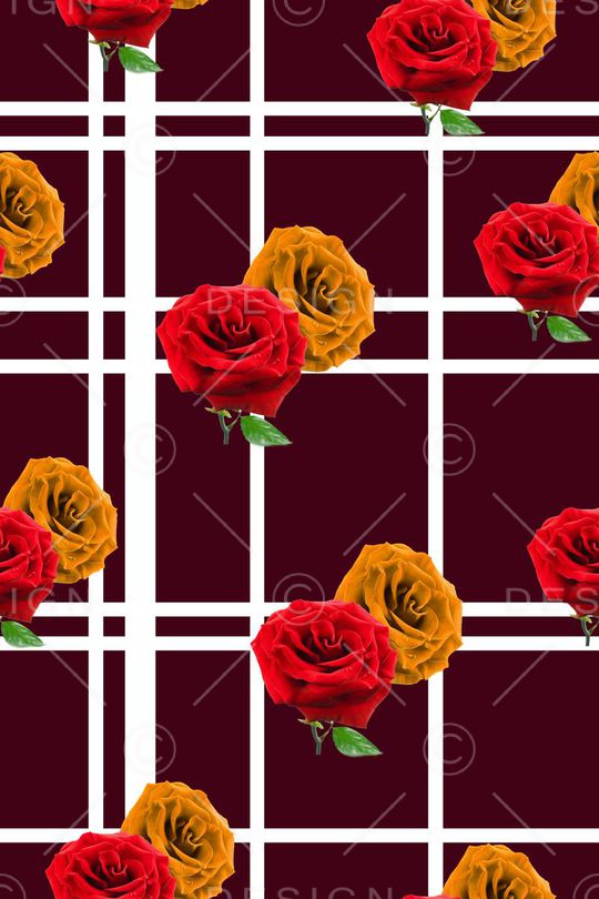 格子印花华亿平台图片