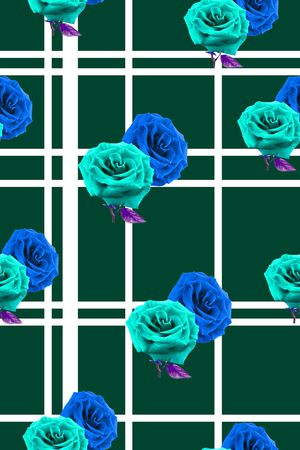 格子印花华亿平台图片