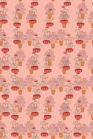 清新浪漫花卉印花华亿平台图片