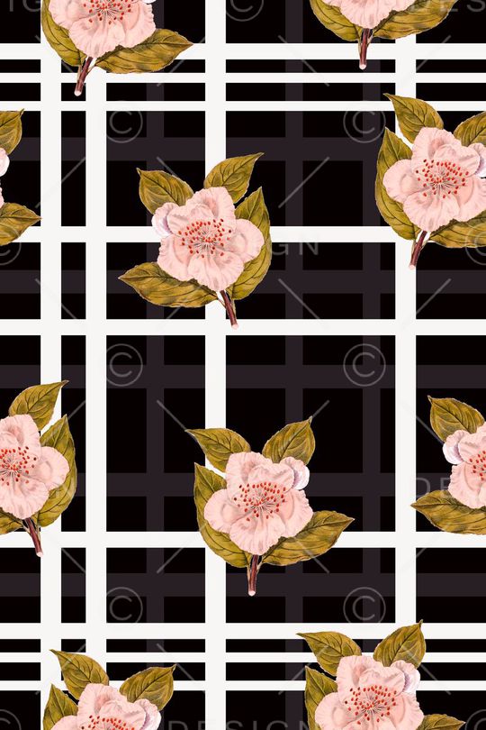 格子印花华亿平台图片