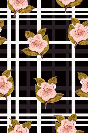 格子印花华亿平台图片