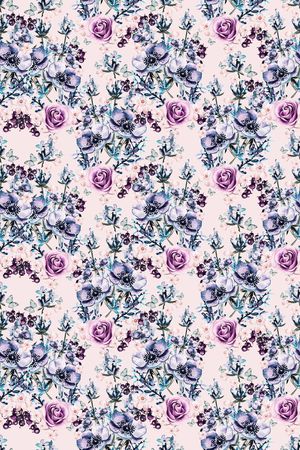 玫瑰印花华亿平台图片