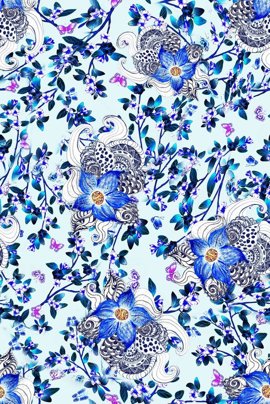 小碎花印花华亿平台图片