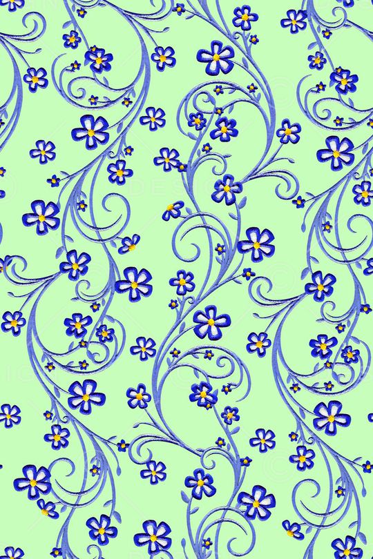 抽象花卉兰花刺绣花卉印花华亿平台图片