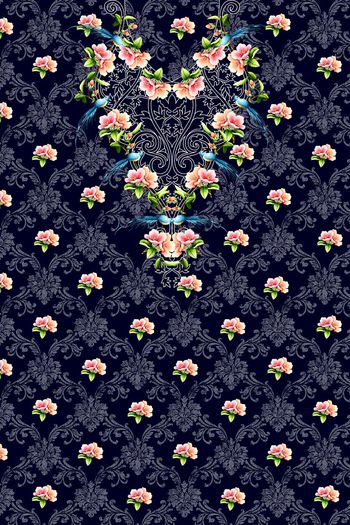 花卉水彩花刺绣花印花华亿平台图片