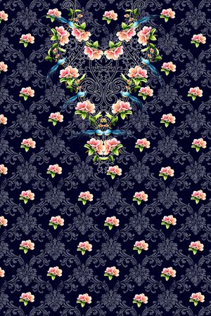 花卉水彩花刺绣花印花华亿平台图片