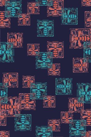 趣味图案印花华亿平台图片