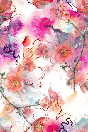 水彩印花华亿平台图片