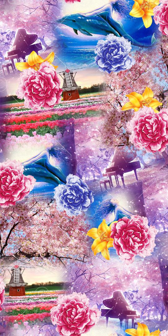 抽象印花华亿平台图片