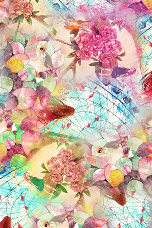 几何印花华亿平台图片