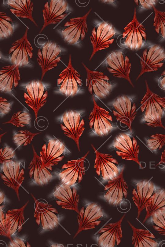 花卉迷彩印花华亿平台图片