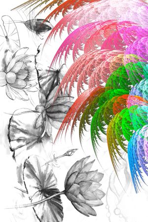 黑白印花华亿平台图片