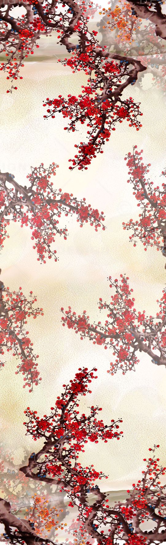 梅花印花华亿平台图片