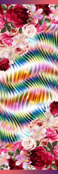 丝巾长巾印花华亿平台图片